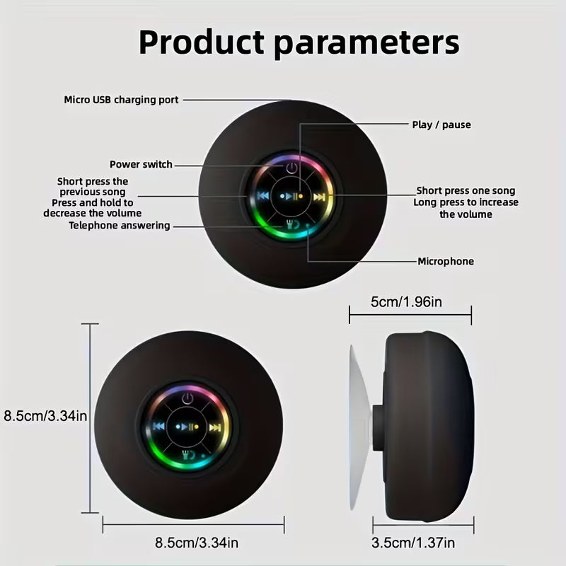 Portable Wireless Shower Speaker