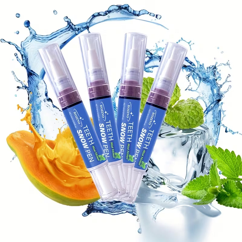 4-Piece Tooth Whitening Pen Set — Mint Flavour