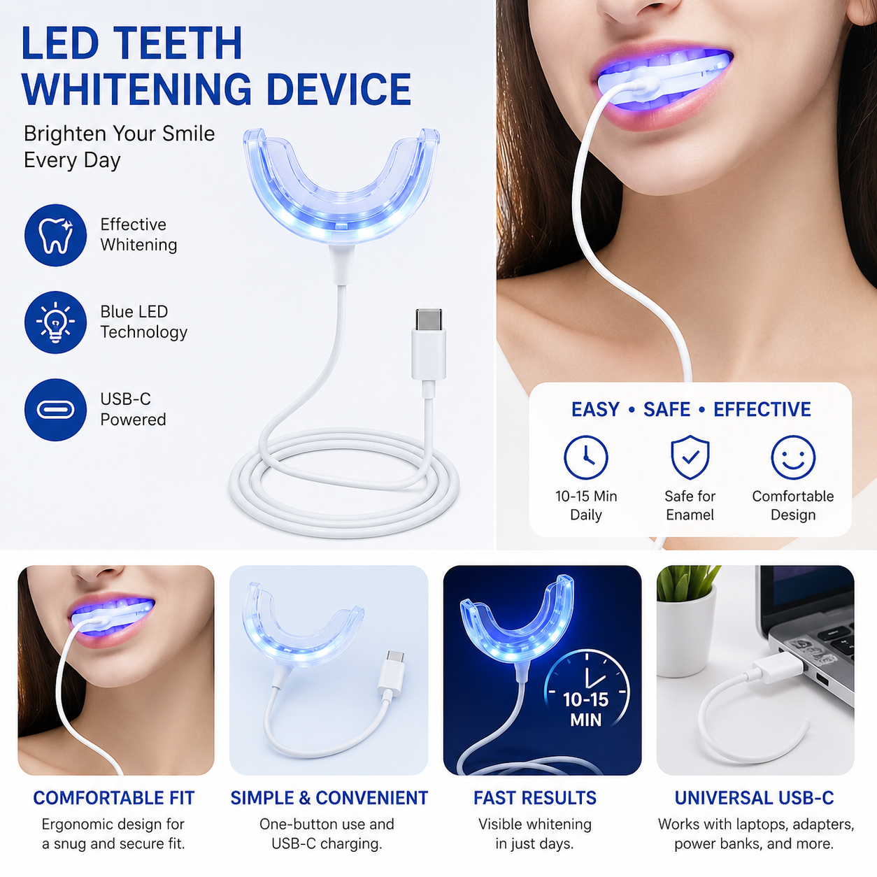 Portable Teeth Whitening Device